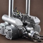 DLA 128CC Four Cylinder Gasoline Engine Remote Control Aircraft Model Oil Powered Large Fixed Wing RC Model Airplane